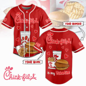Chick fil A Baseball Jersey For Men Women And Kids Gift for Fans
