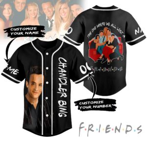 Chandler Bing Baseball Jersey For Men Women And Kids Gift for Fans