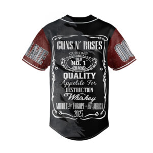 Guns N Roses Baseball Jersey For Men Women And Kids Gift for Fans 1