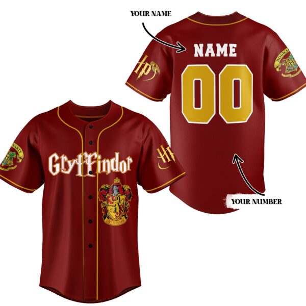 Gryffindor Baseball Jersey For Men Women And Kids Gift for Fans