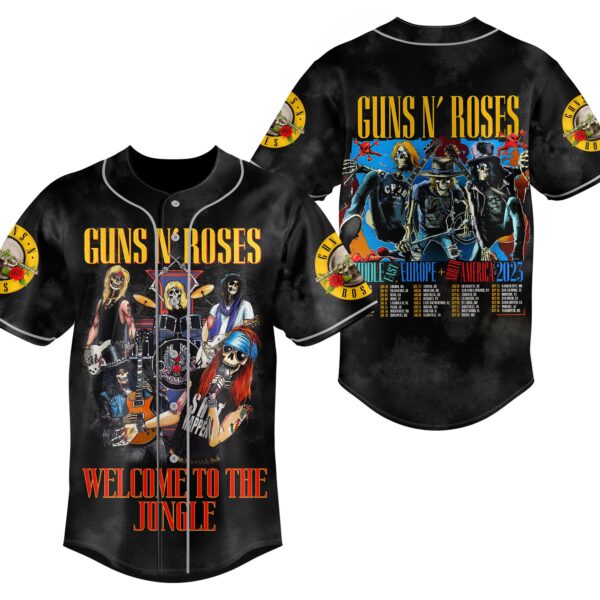Guns N Roses Baseball Jersey For Men Women And Kids Gift for Fans