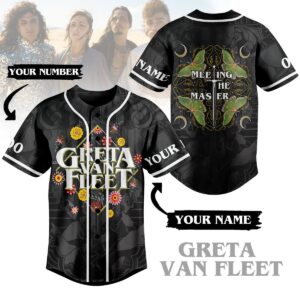 Greta Van Fleet Baseball Jersey For Men Women And Kids Gift for Fans