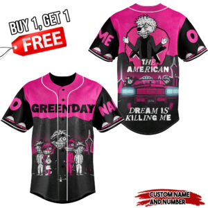 Green Day Baseball Jersey For Men Women And Kids Gift for Fans