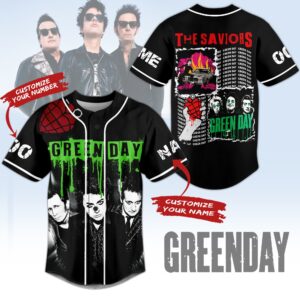 Green Day Baseball Jersey For Men Women And Kids Gift for Fans