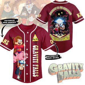 Gravity Falls Baseball Jersey For Men Women And Kids Gift for Fans 1