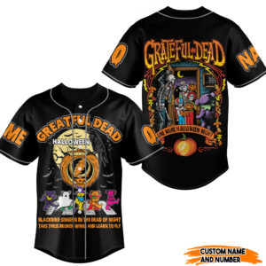 Grateful Dead Halloween Baseball Jersey For Men Women And Kids Gift for Fans