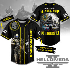 Helldivers Baseball Jersey For Men Women And Kids Gift for Fans