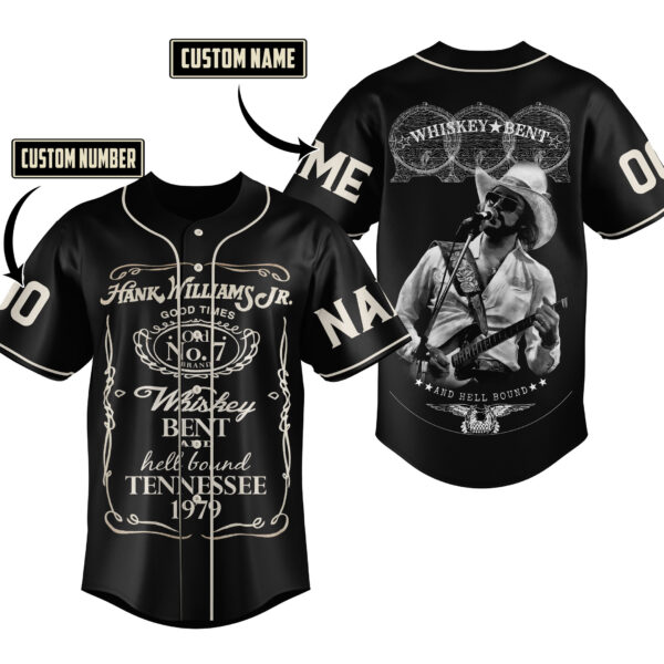 Hank Williams JR Baseball Jersey For Men Women And Kids Gift for Fans