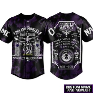 Haunted Mansion Baseball Jersey For Men Women And Kids Gift for Fans