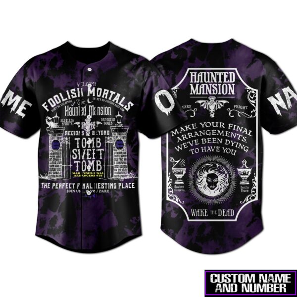Haunted Mansion Baseball Jersey For Men Women And Kids Gift for Fans