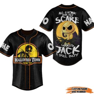 Halloween Town Baseball Jersey For Men Women And Kids Gift for Fans