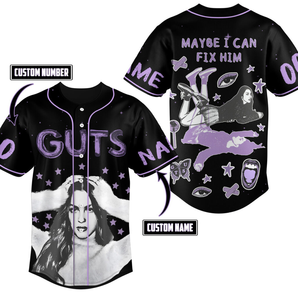 Guts World Tour Baseball Jersey For Men Women And Kids Gift for Fans Guts World Tour Baseball Jersey For Men Women And Kids Gift for Fans