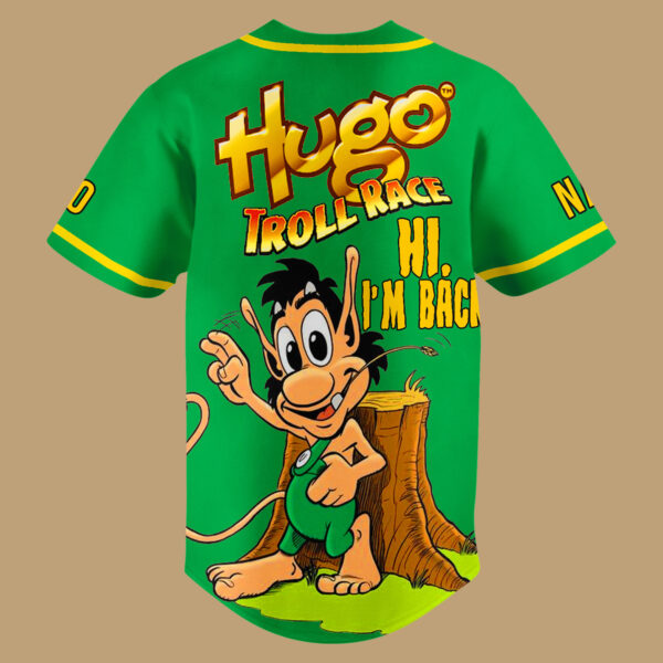 Hugo Troll Race Baseball Jersey For Men Women And Kids Gift for Fans