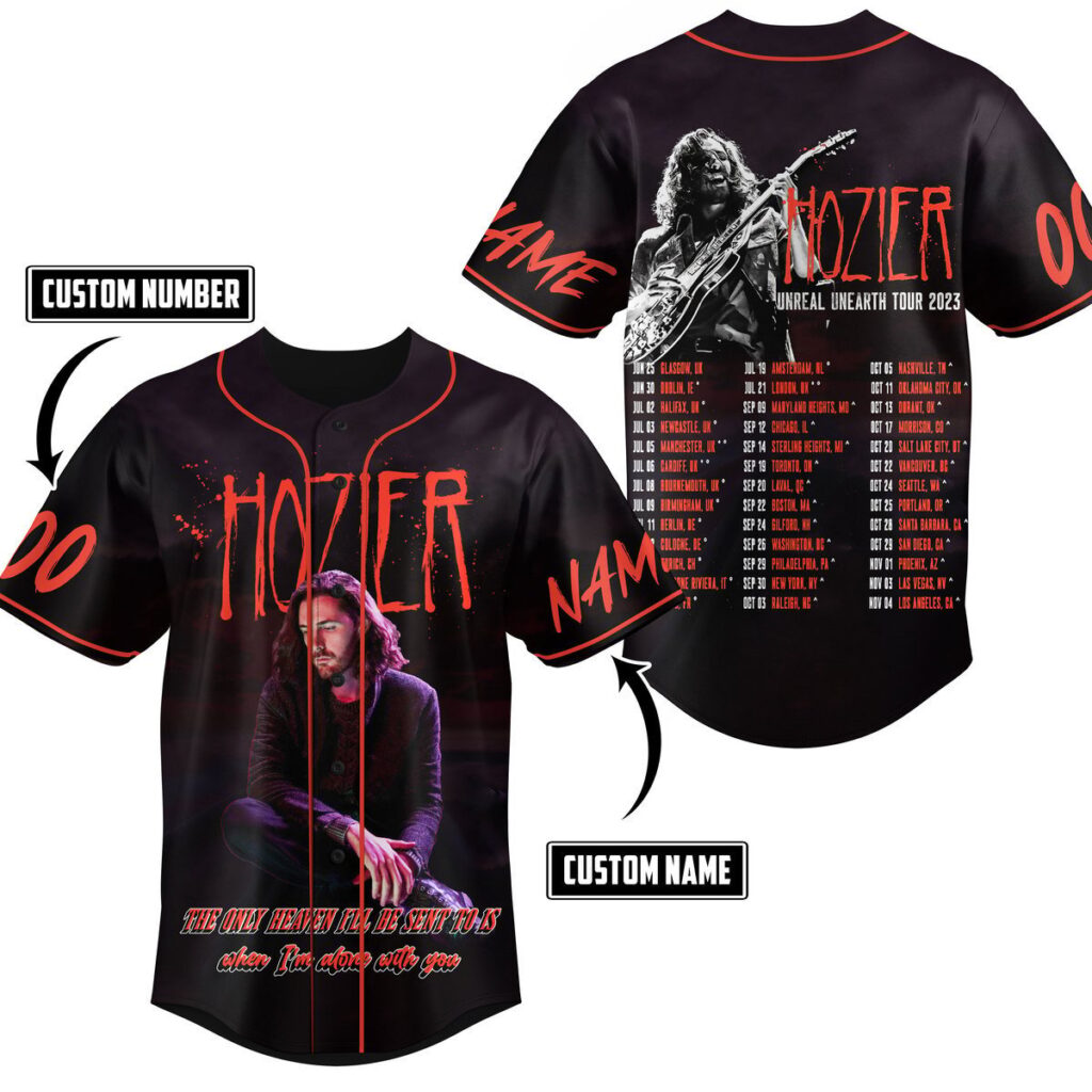 Hozier Baseball Jersey For Men Women And Kids Gift for Fans Hozier Baseball Jersey For Men Women And Kids Gift for Fans