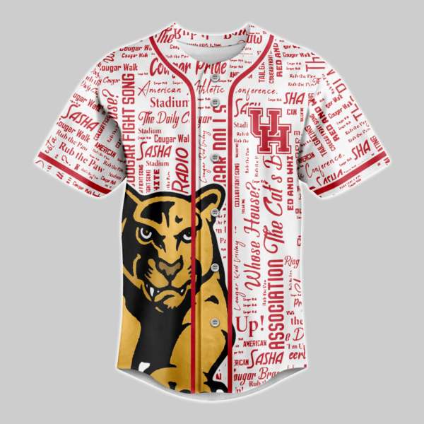 Houston Cougars Baseball Jersey For Men Women And Kids Gift for Fans