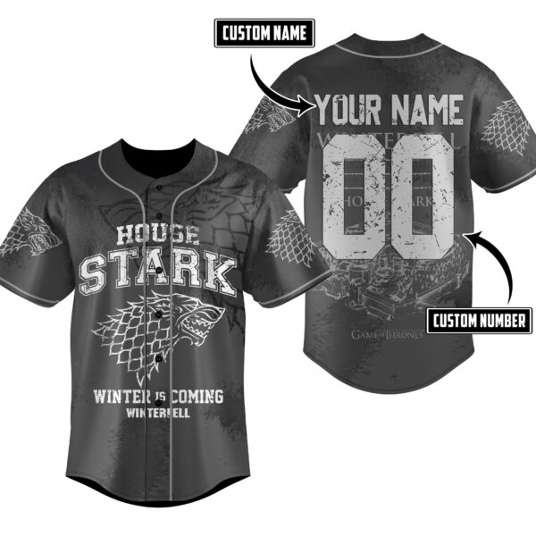 House Stark Baseball Jersey For Men Women And Kids Gift for Fans