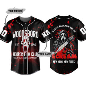 Horror Movie Club Baseball Jersey For Men Women And Kids Gift for Fans 1