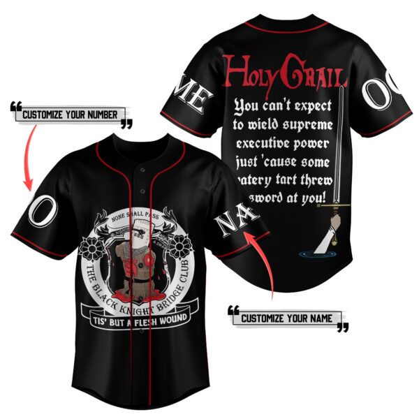 Holy Grail Baseball Jersey For Men Women And Kids Gift for Fans