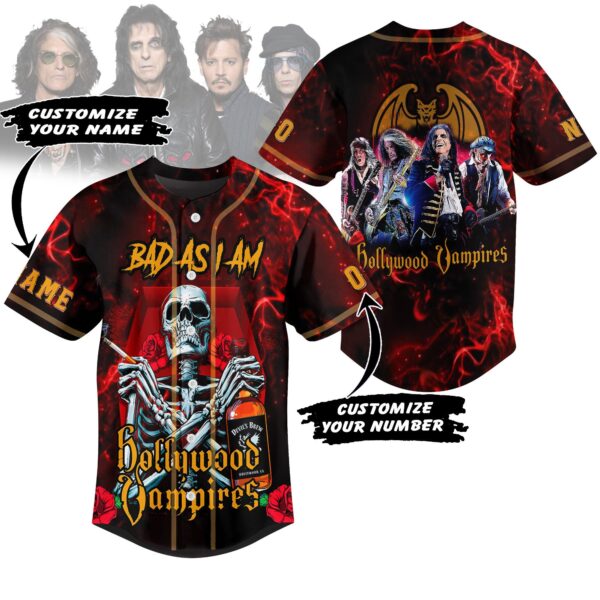 Hollywood Vampires Baseball Jersey For Men Women And Kids Gift for Fans