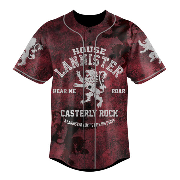 House Lannister Baseball Jersey For Men Women And Kids Gift for Fans