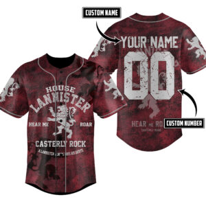 House Lannister Baseball Jersey For Men Women And Kids Gift for Fans 3