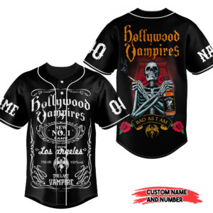 Hollywood Vampires Baseball Jersey For Men Women And Kids Gift for Fans