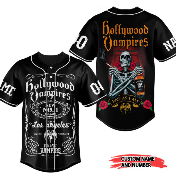 Hollywood Vampires Baseball Jersey For Men Women And Kids Gift for Fans