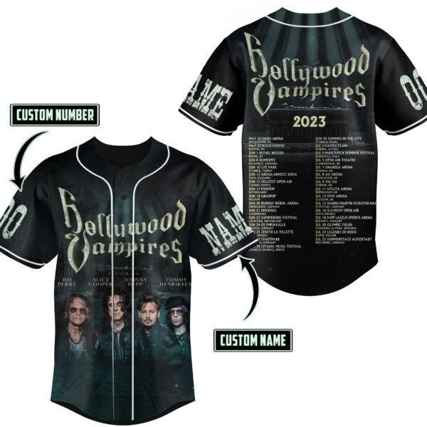 Hollywood Vampires Baseball Jersey For Men Women And Kids Gift for Fans