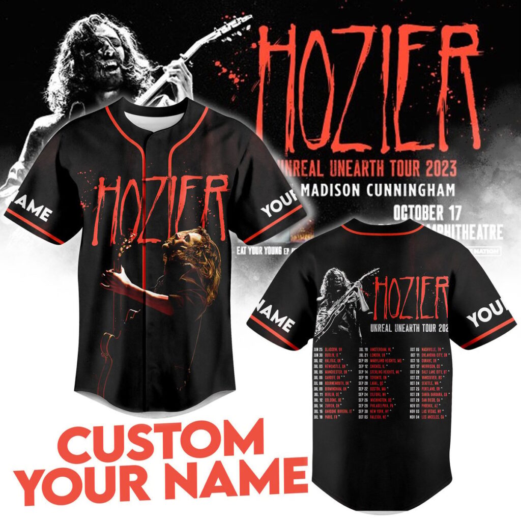 Hozier Baseball Jersey For Men Women And Kids Gift for Fans Hozier Baseball Jersey For Men Women And Kids Gift for Fans