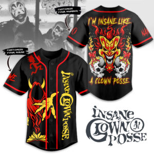 Insane Clown Posse Baseball Jersey For Men Women And Kids Gift for Fans