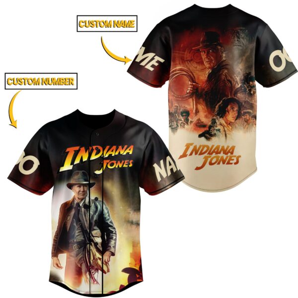 Indiana Jones Baseball Jersey For Men Women And Kids Gift for Fans