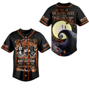 Jack Skellington Baseball Jersey For Men Women And Kids Gift for Fans