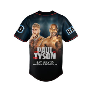 Jake Paul & Mike Tyson Baseball Jersey For Men Women And Kids Gift for Fans 1