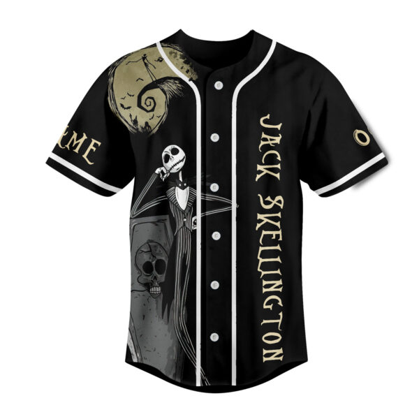 Jack Skellington Baseball Jersey For Men Women And Kids Gift for Fans