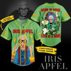 Iris Apfel Baseball Jersey For Men Women And Kids Gift for Fans 1