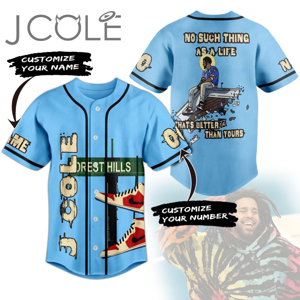 J. Cole Baseball Jersey For Men Women And Kids Gift for Fans J. Cole Baseball Jersey For Men Women And Kids Gift for Fans