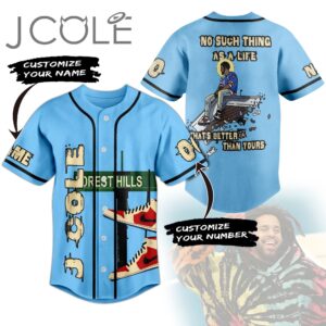 J. Cole Baseball Jersey For Men Women And Kids Gift for Fans