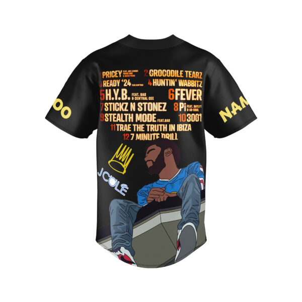 J. Cole Baseball Jersey For Men Women And Kids Gift for Fans