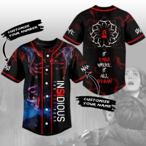 Insidious The Red Door Baseball Jersey For Men Women And Kids Gift for Fans