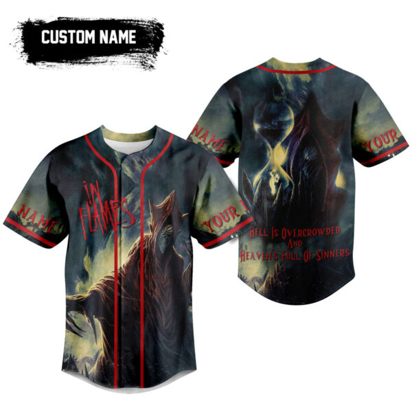 In Flames Baseball Jersey For Men Women And Kids Gift for Fans