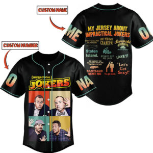Impractical Jokers Baseball Jersey For Men Women And Kids Gift for Fans
