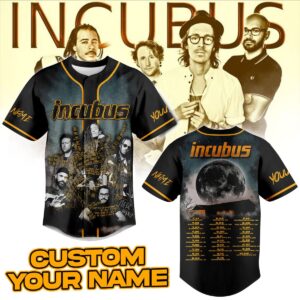 Incubus Baseball Jersey For Men Women And Kids Gift for Fans