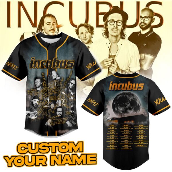 Incubus Baseball Jersey For Men Women And Kids Gift for Fans