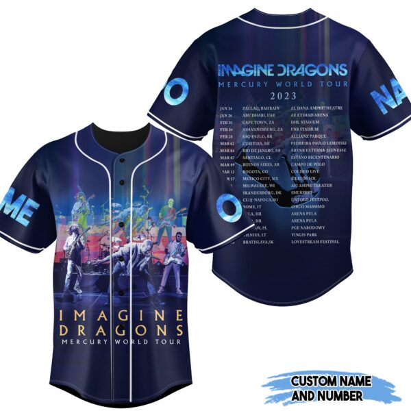 Imagine Dragons Baseball Jersey For Men Women And Kids Gift for Fans