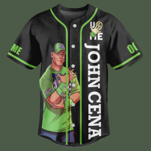 John Cena Baseball Jersey For Men Women And Kids Gift for Fans 1