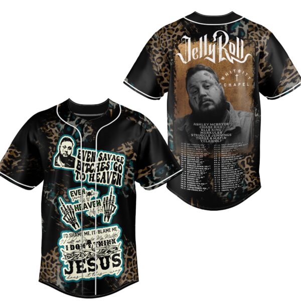 Jelly Roll Baseball Jersey For Men Women And Kids Gift for Fans