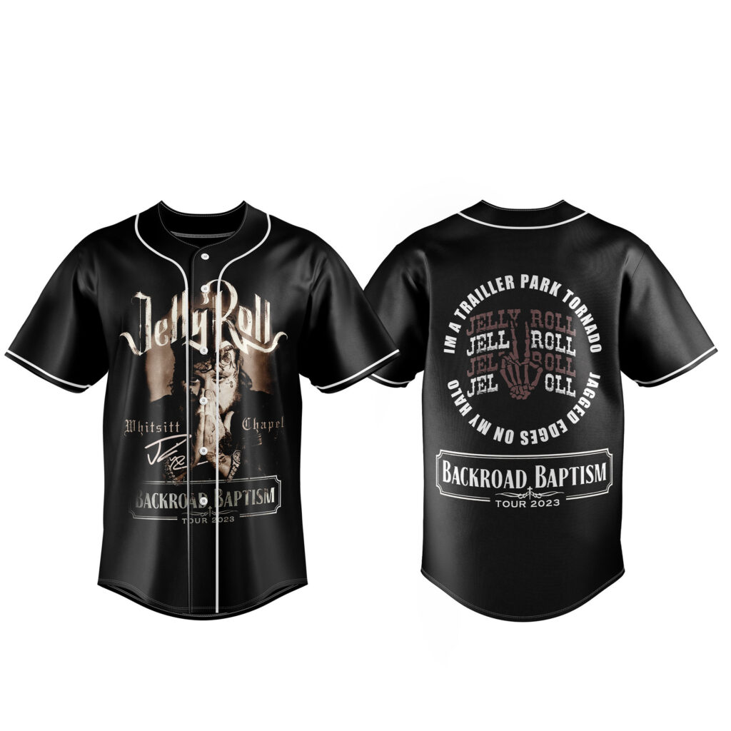 Jelly Roll Baseball Jersey For Men Women And Kids Gift for Fans Jelly Roll Baseball Jersey For Men Women And Kids Gift for Fans