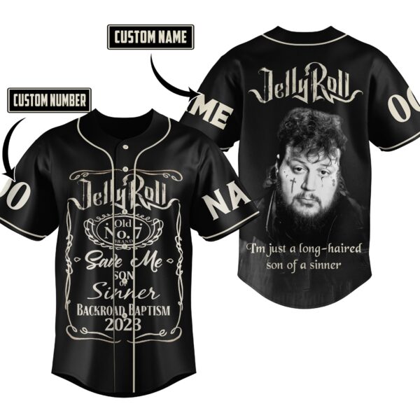 Jelly Roll Baseball Jersey For Men Women And Kids Gift for Fans