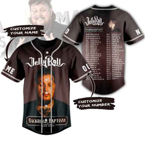 Jelly Roll Baseball Jersey For Men Women And Kids Gift for Fans