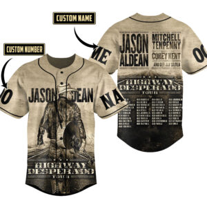 Jason Aldean Baseball Jersey For Men Women And Kids Gift for Fans